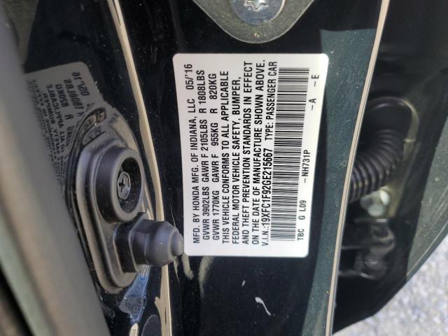 2016 HONDA CIVIC TOUR - 19XFC1F92GE215667