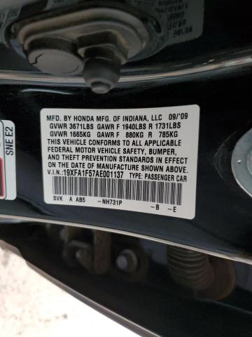 2010 HONDA CIVIC LX - 19XFA1F57AE001137