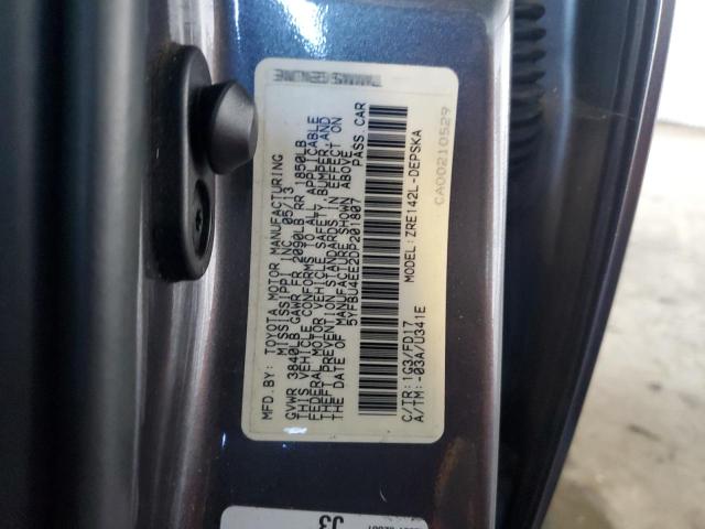 2013 TOYOTA COROLLA BA - 5YFBU4EE2DP201807