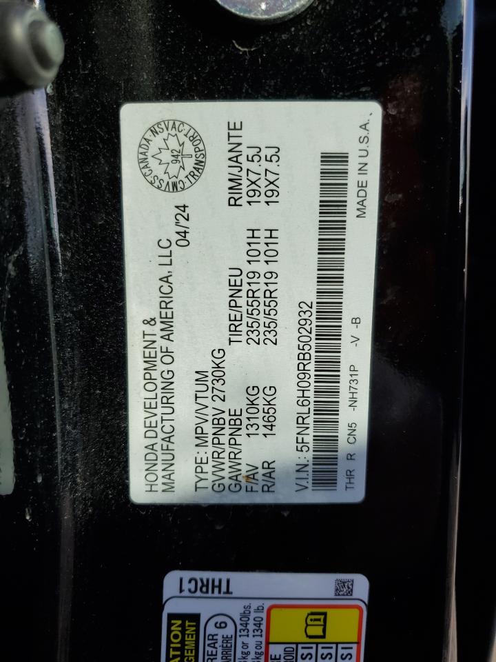 HONDA ODYSSEY BLACK EDITION