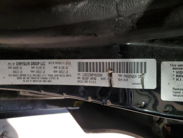 2015 CHRYSLER 200 C 1C3CCCCB8FN525200