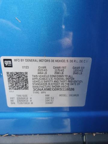 2024 CHEVROLET EQUINOX RS #3310342985