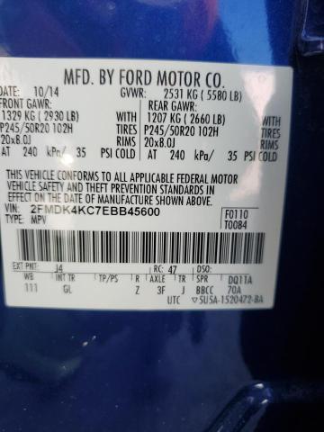 2014 FORD EDGE LIMIT #3296313487