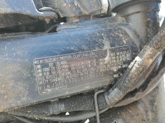 2021 SUZUKI GSX-S750 M JS1C533B5M7100373