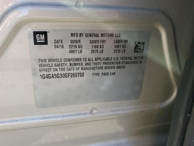 2016 BUICK LACROSSE 1G4GA5G30GF269790