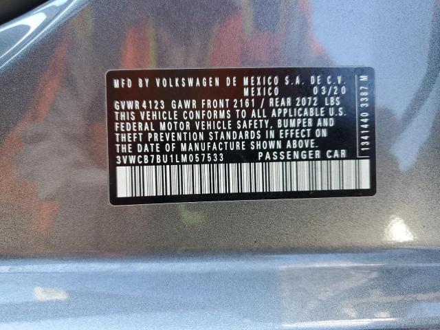 2020 VOLKSWAGEN JETTA S - 3VWCB7BU1LM057533