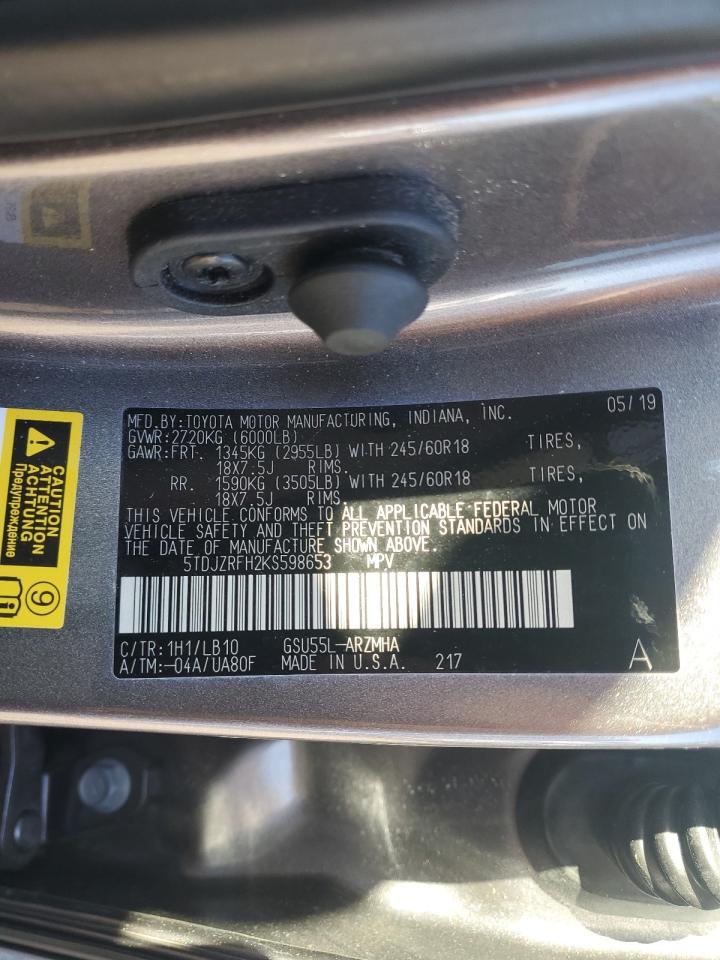 TOYOTA HIGHLANDER SE