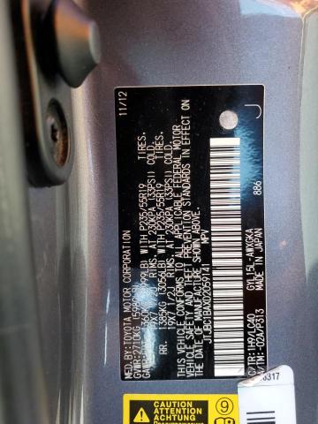 2013 LEXUS RX 450H - JTJBC1BAXD2059141