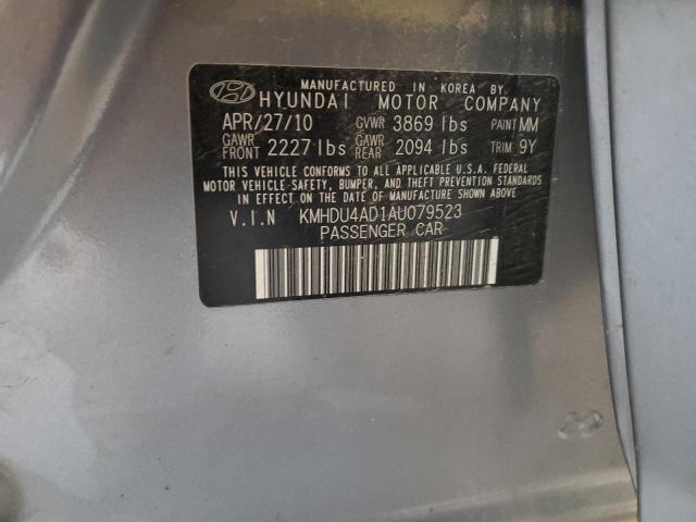 2010 HYUNDAI ELANTRA BL - KMHDU4AD1AU079523