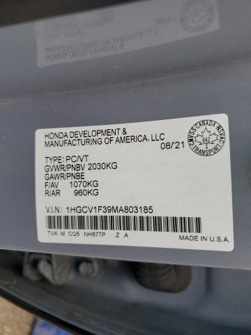 2021 HONDA ACCORD SPO - 1HGCV1F39MA803185