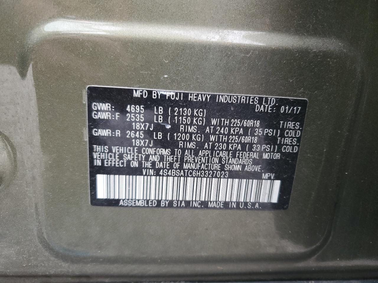 SUBARU OUTBACK TOURING