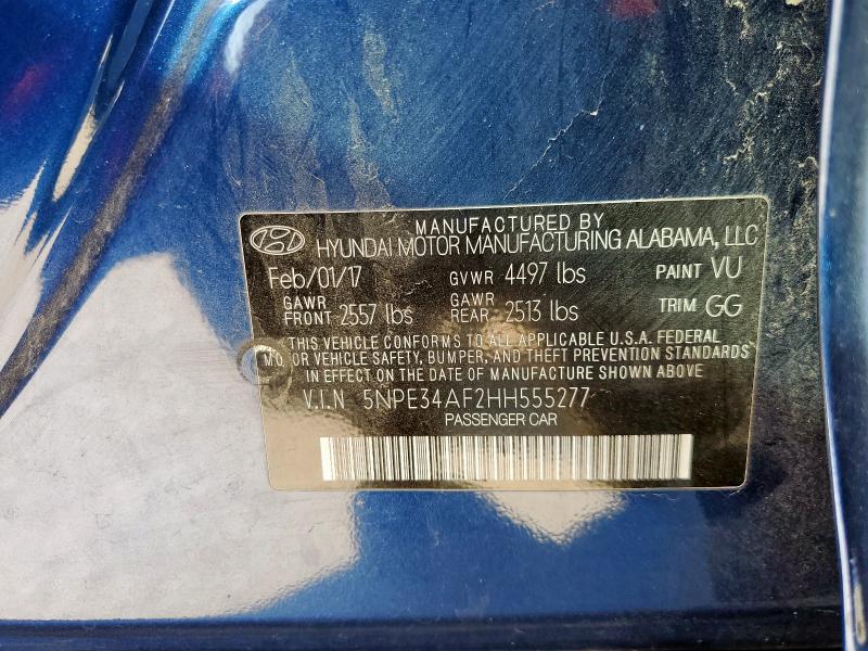 2017 HYUNDAI SONATA SPO #3282555892