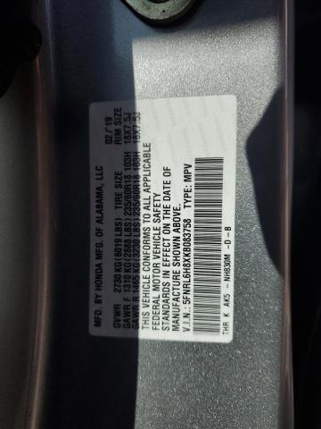 2019 HONDA ODYSSEY TO #3292736590