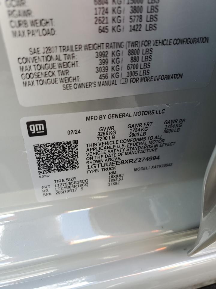 GMC SIERRA K1500 AT4