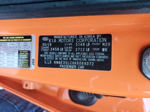 2019 KIA STINGER GT KNAE35LCXK6069372