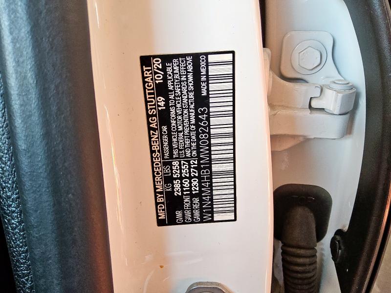 2021 MERCEDES-BENZ GLB 250 4MATIC - W1N4M4HB1MW082643