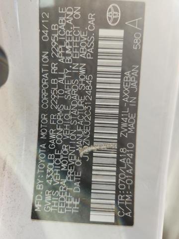 2012 TOYOTA PRIUS V - JTDZN3EU2C3124845