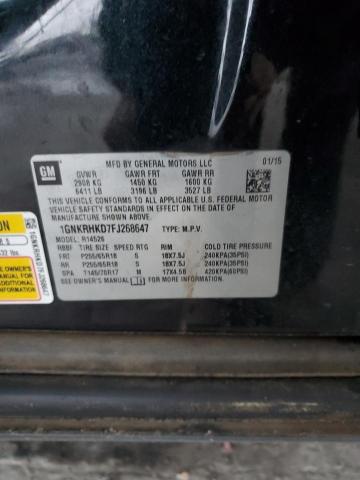 2015 CHEVROLET TRAVERSE L - 1GNKRHKD7FJ268647