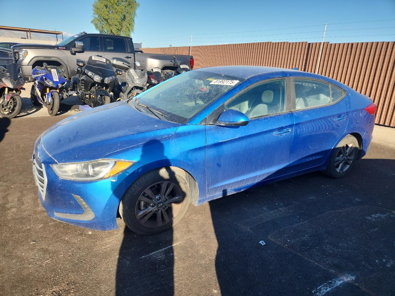Lot #3303184778 2018 HYUNDAI ELANTRA SE