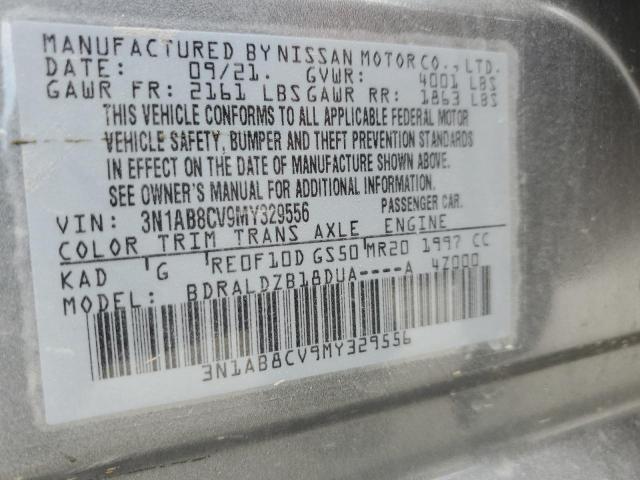 2021 NISSAN SENTRA SV - 3N1AB8CV9MY329556