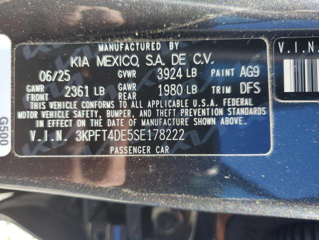 2025 KIA K4 LX #3292350349