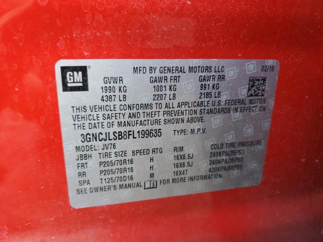 2015 CHEVROLET TRAX 1LT #3305606722