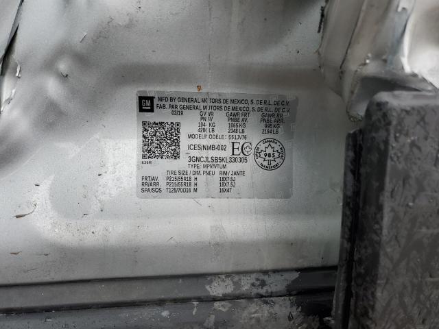 2019 CHEVROLET TRAX 1LT - 3GNCJLSB5KL330305