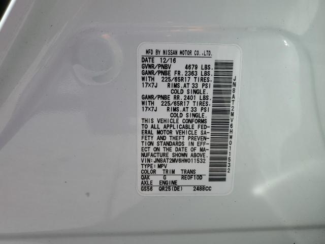 2017 NISSAN ROGUE S - JN8AT2MV6HW011532