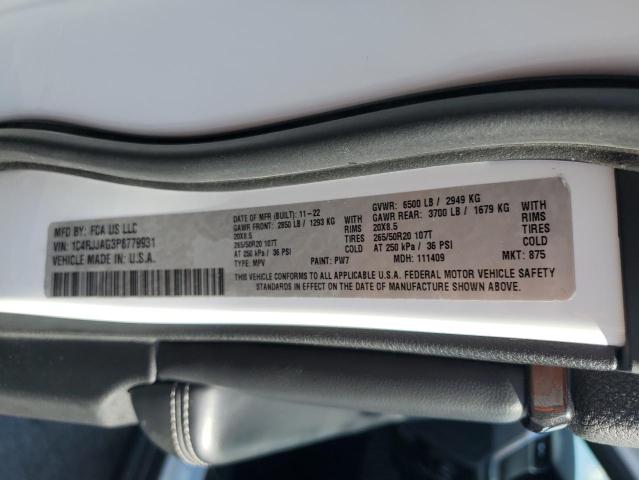 2023 JEEP GRAND CHER - 1C4RJJAG3P8779931