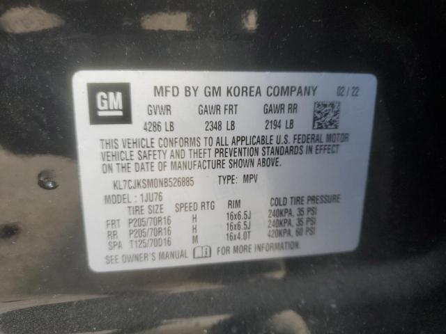 2022 CHEVROLET TRAX LS #3301740342