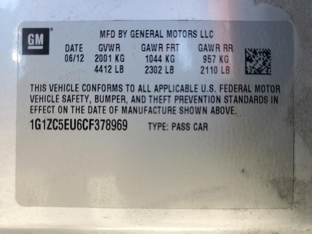 CHEVROLET MALIBU 1LT