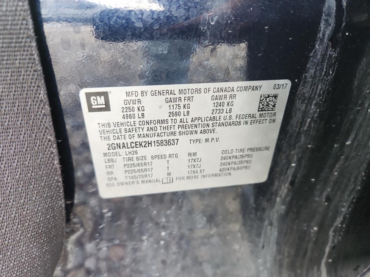 CHEVROLET EQUINOX LT