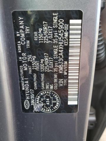 2017 HYUNDAI TUCSON LIM - KM8J3CA4XHU545900