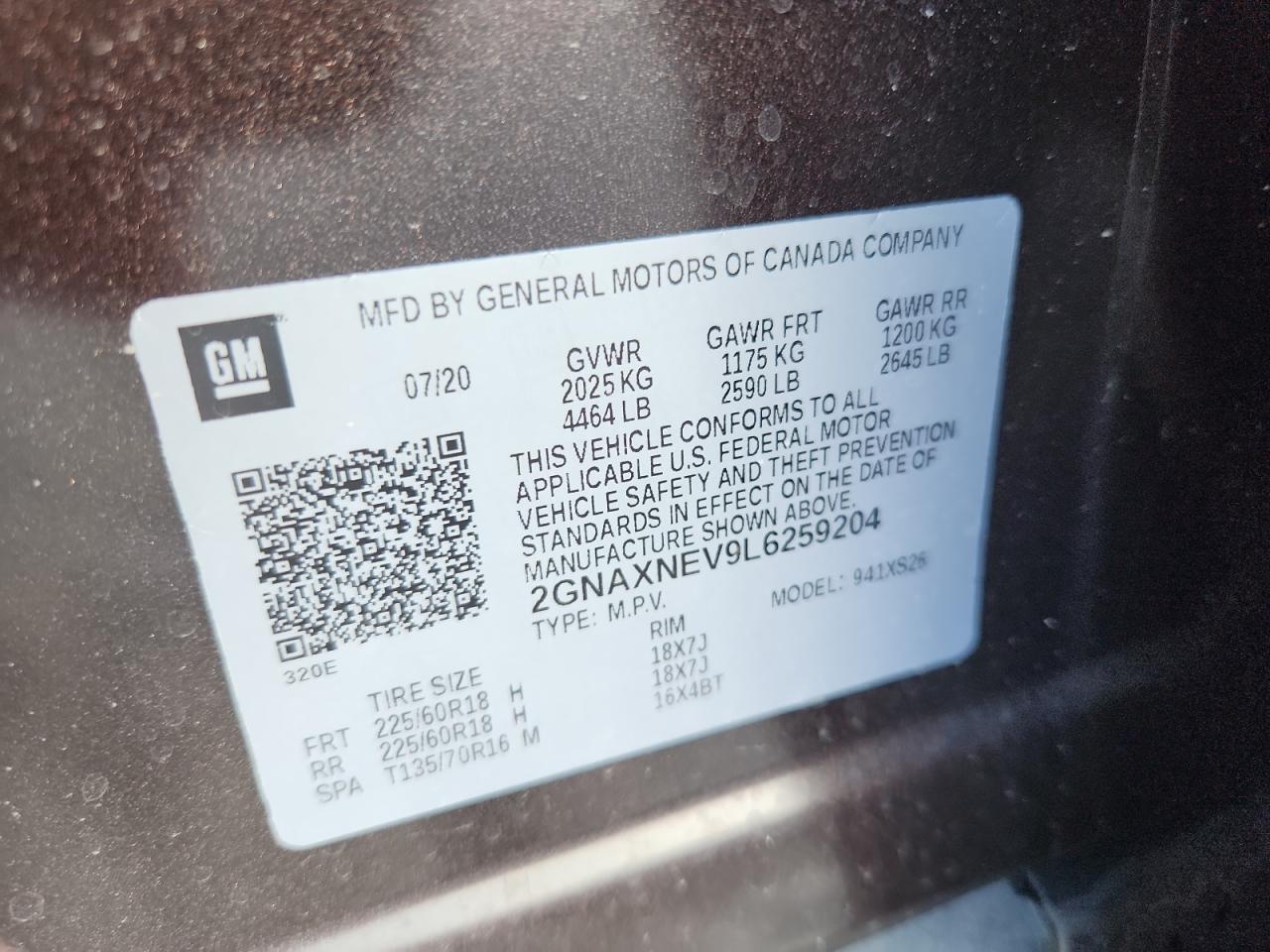 CHEVROLET EQUINOX PREMIER