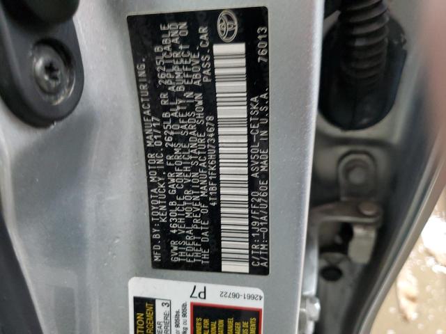 2017 TOYOTA CAMRY - 4T1BF1FK6HU734678