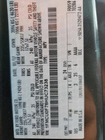 2017 FORD ESCAPE S - 1FMCU0F76HUC73238