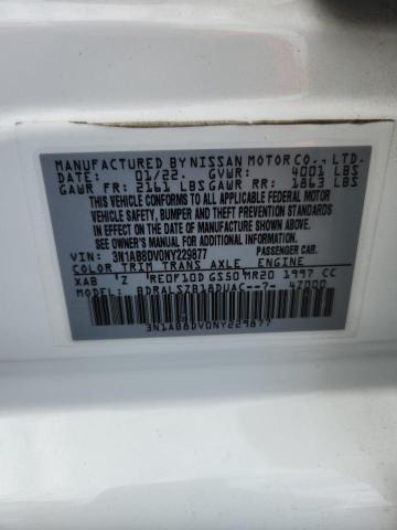 2022 NISSAN SENTRA SR - 3N1AB8DV0NY229877