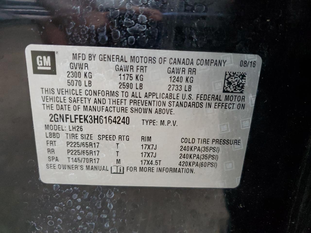 CHEVROLET EQUINOX LT