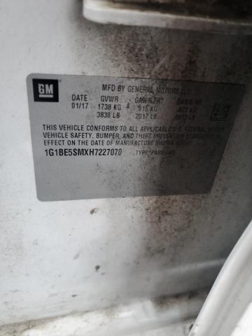 2017 CHEVROLET CRUZE LT #3292332280