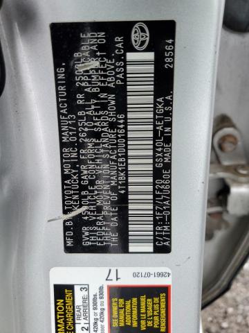 2013 TOYOTA AVALON BAS #3303847512