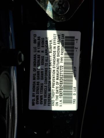 2013 HONDA CIVIC EX - 19XFB2F8XDE271772