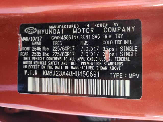 2017 HYUNDAI TUCSON SE #3290324949