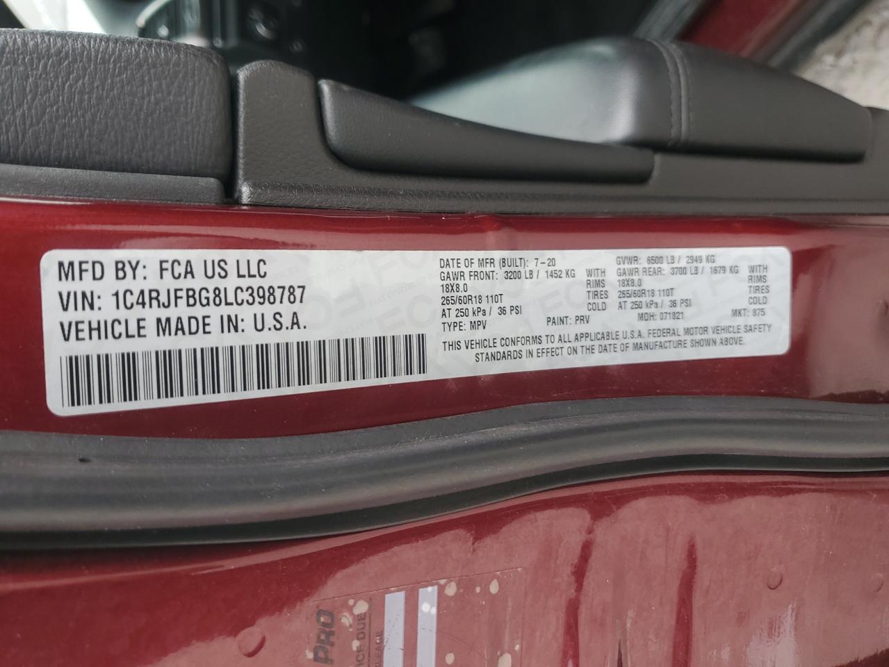 JEEP GRAND CHEROKEE LIMITED