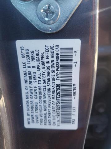 2015 HONDA CIVIC LX - 19XFB2F54FE267936