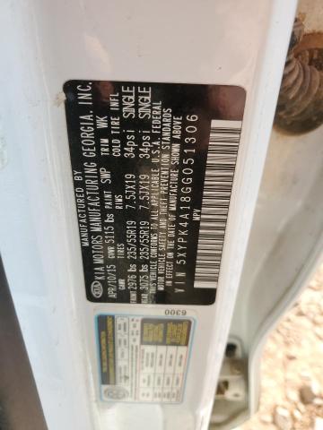 2016 KIA SORENTO SX - 5XYPK4A18GG051306