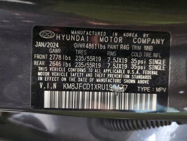 2024 HYUNDAI TUCSON N L KM8JFCD1XRU190477