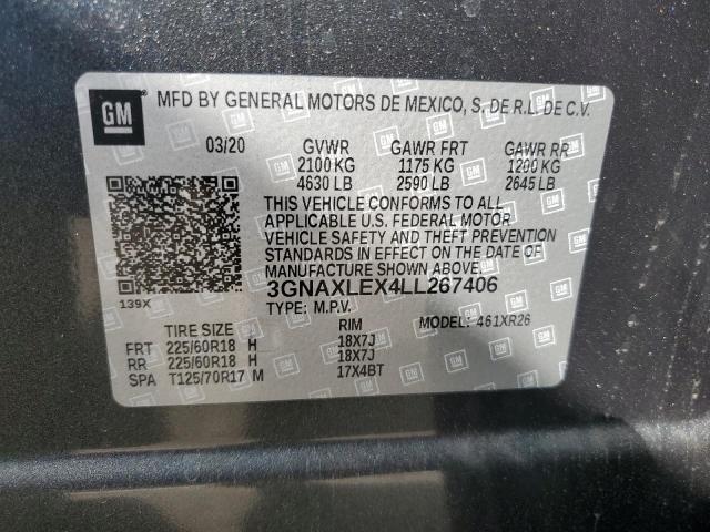 2020 CHEVROLET EQUINOX LT #3304888581
