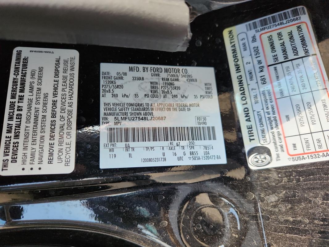 2008 LINCOLN NAVIGATOR #3276353705