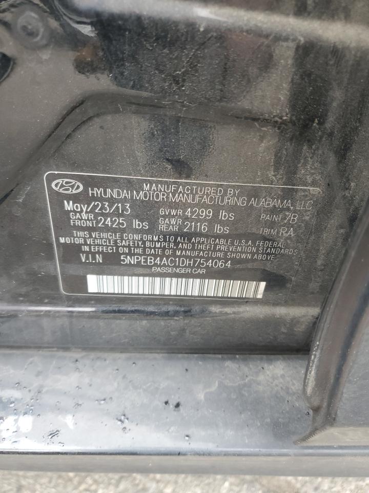 Lot #3311557322 2013 HYUNDAI SONATA GLS