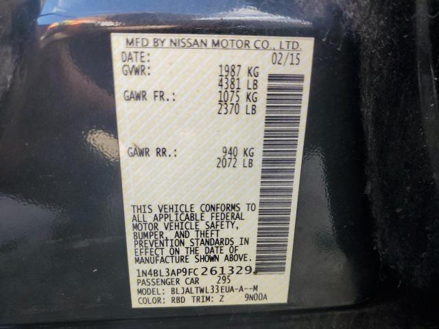 2015 NISSAN ALTIMA 3.5S 1N4BL3AP9FC261329